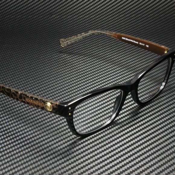 COACH Black Brown 51mm Eyeglasses